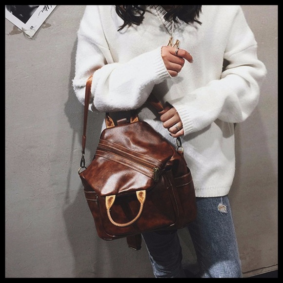 NEW EDISON Multi Function Backpack Shoulder Bag - Picture 6 of 8